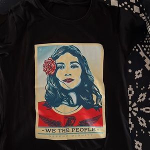 Black, Obey, We The People tshirt